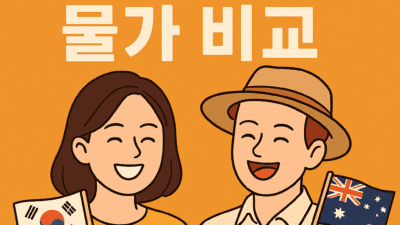 호주 한국 물가 비교 2025