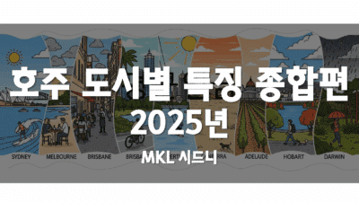 호주 도시별 특징 – 종합편 (2025년)