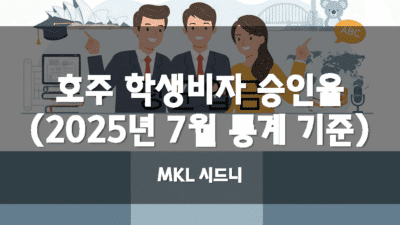 호주 학생비자 승인율 (2025년 7월)