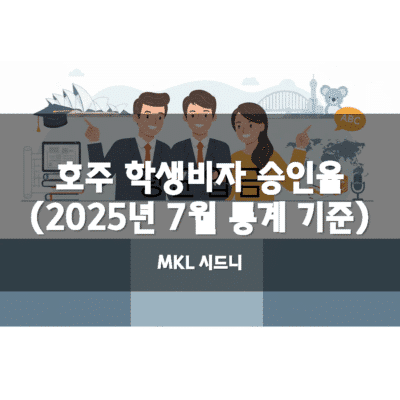 호주 학생비자 승인율 (2025년 7월)