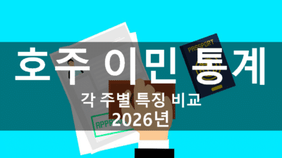 호주 각 주(State)별 영주권 구조와 전략 분석 (2026년)