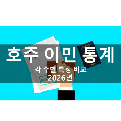 호주 각 주(State)별 영주권 구조와 전략 분석 (2026년)