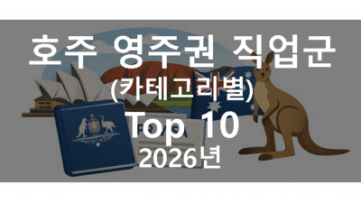 호주 영주권 Top10 직업군 (2026년) – 카테고리별