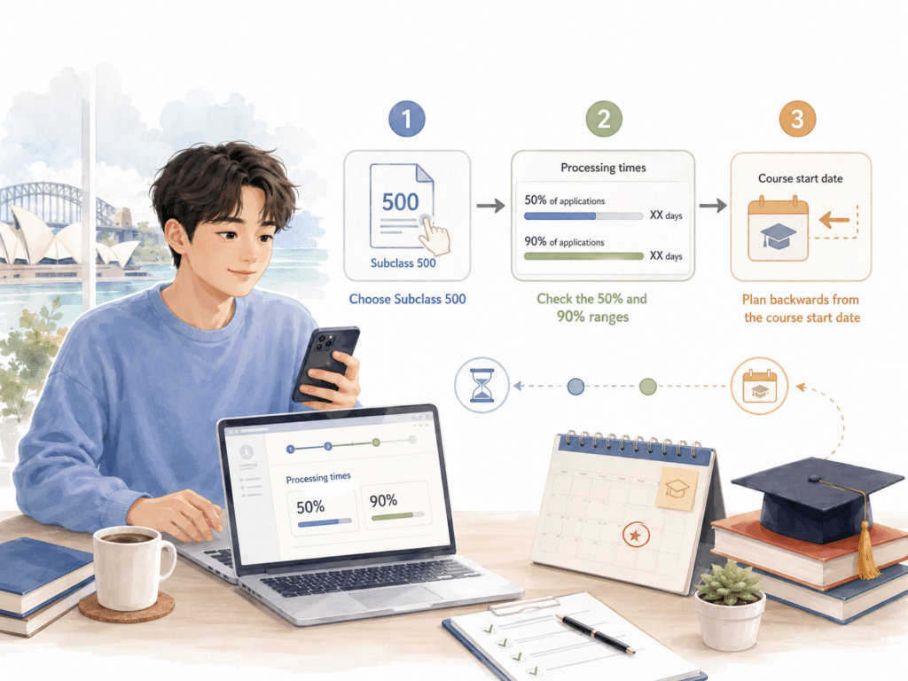 호주 학생비자 심사 기간