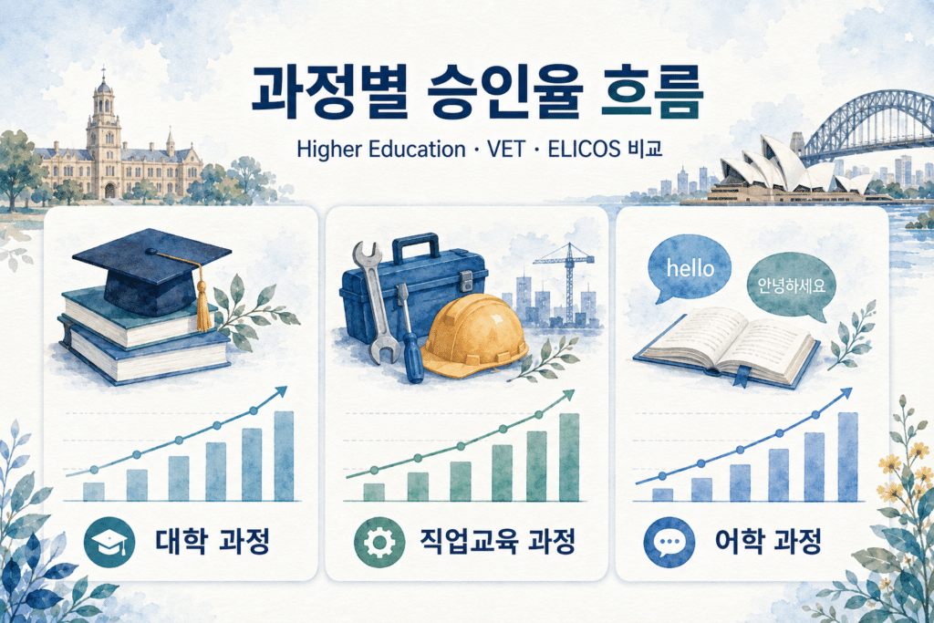 호주 학생비자 승인율